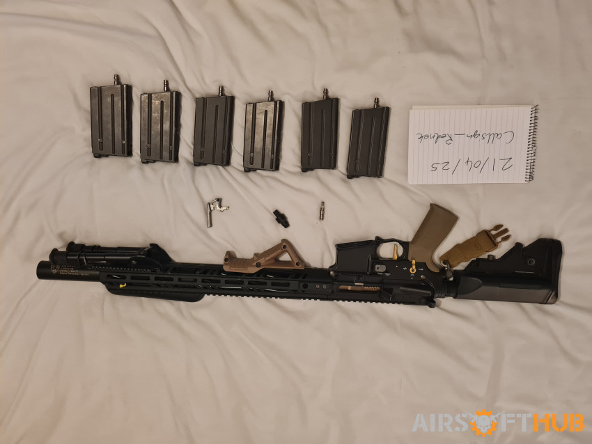 UPGRADEMTR-16 Gold Edition DMR - Used airsoft equipment