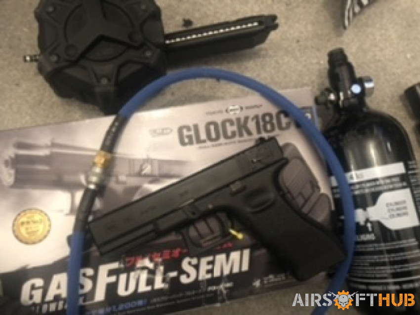 HPA glock 18c. TM - Used airsoft equipment