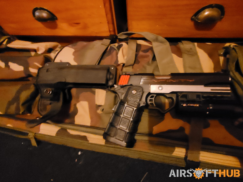 Hi-capa pistol upgraded - Used airsoft equipment