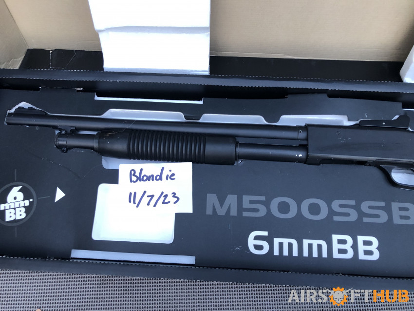 M500 SSB gas shotgun - Used airsoft equipment