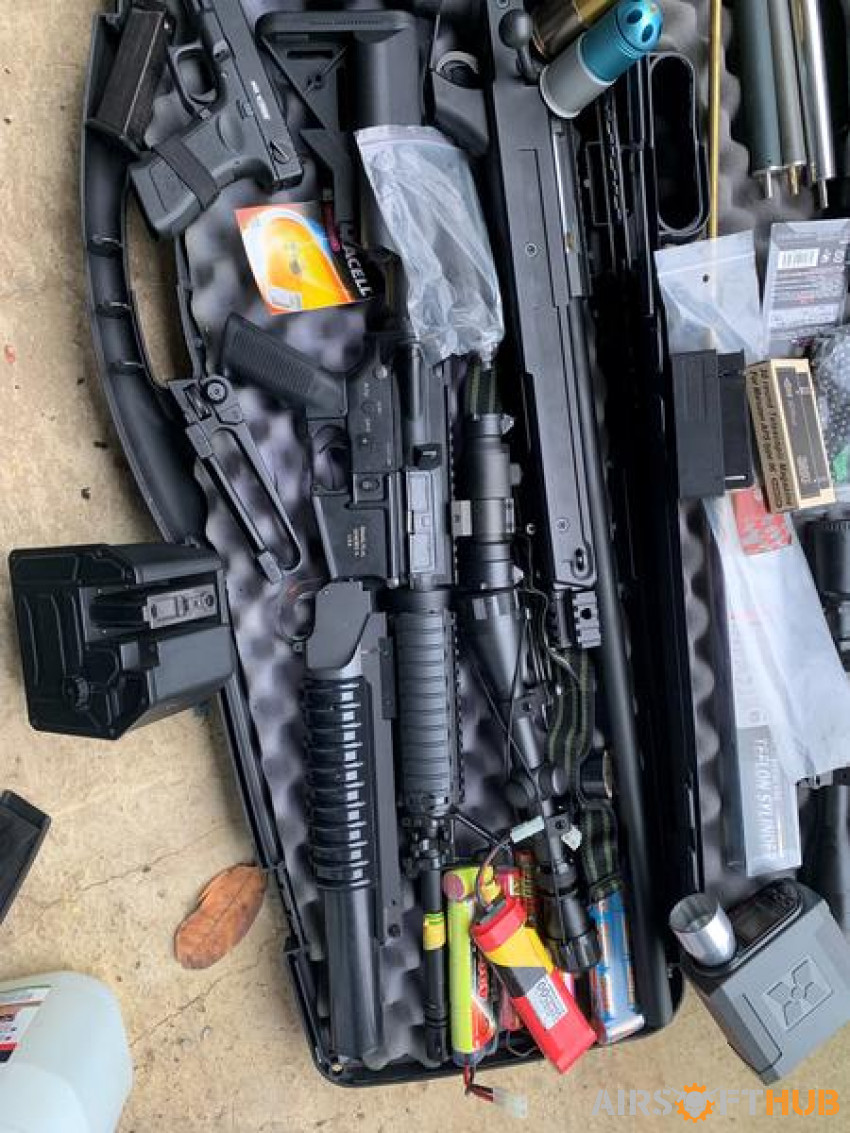Job lot of airsoft kit - Used airsoft equipment