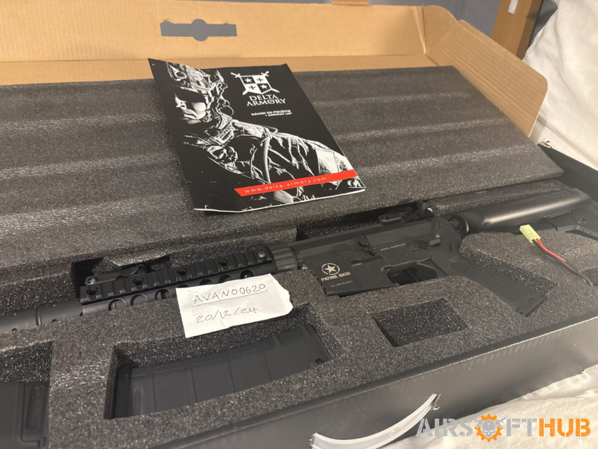 Delta armory AR15/M4 + extras - Used airsoft equipment