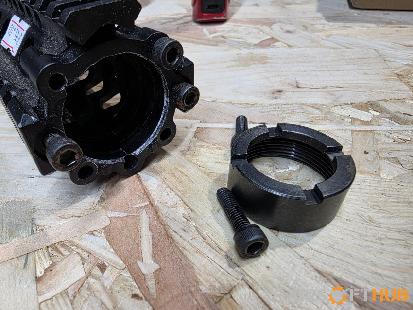 MK18 Front Rail (No Fittings) - Used airsoft equipment