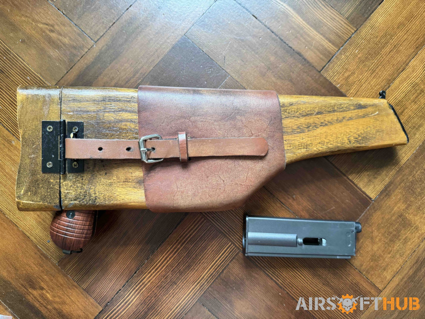 KWC M712 & wooden stock/holste - Used airsoft equipment