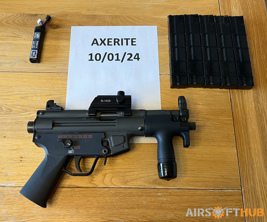 Upraded Bolt MP5K Bundle - Used airsoft equipment
