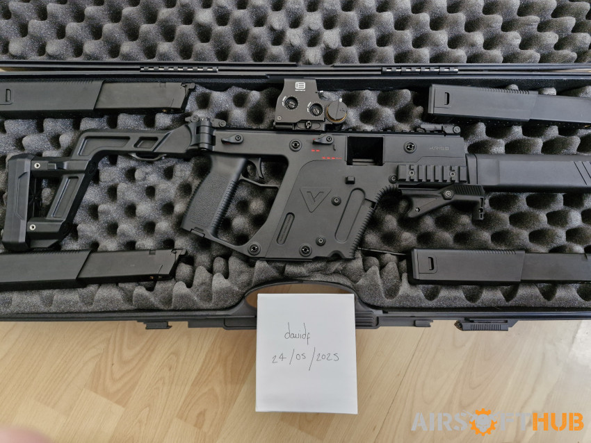 Krytac Kriss Vector GBB - Used airsoft equipment