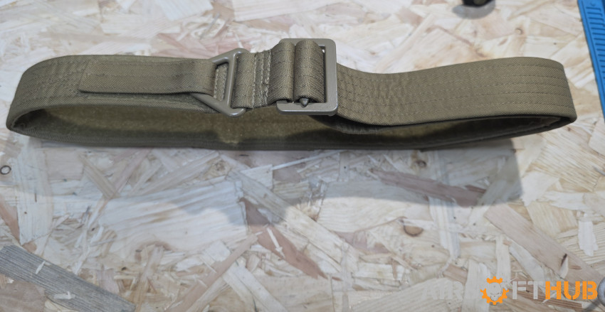 Heavy Duty Tan Belt - Used airsoft equipment
