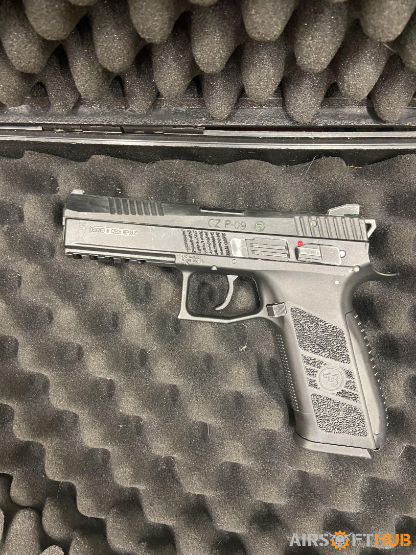 ASG CZ P-09 GBB Pistol - Used airsoft equipment