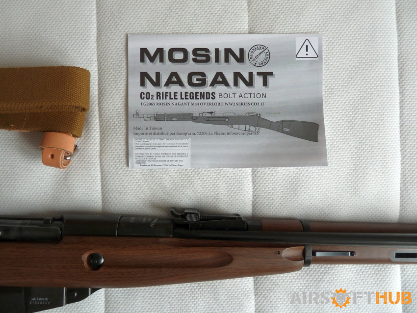 Réplique Bolt Mosin-Nagant M44 Overlord WWII CO2