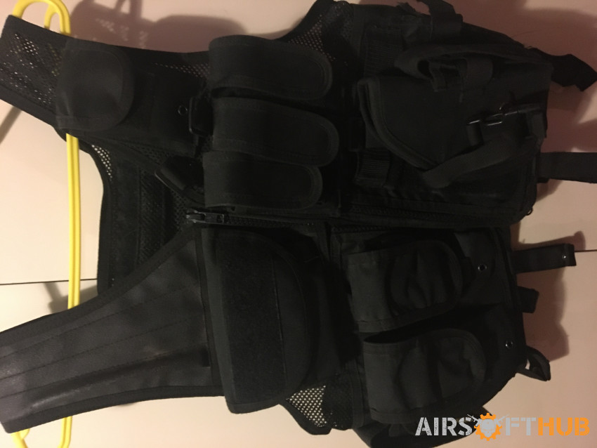 Black Load Vest - Airsoft Hub Buy & Sell Used Airsoft Equipment ...