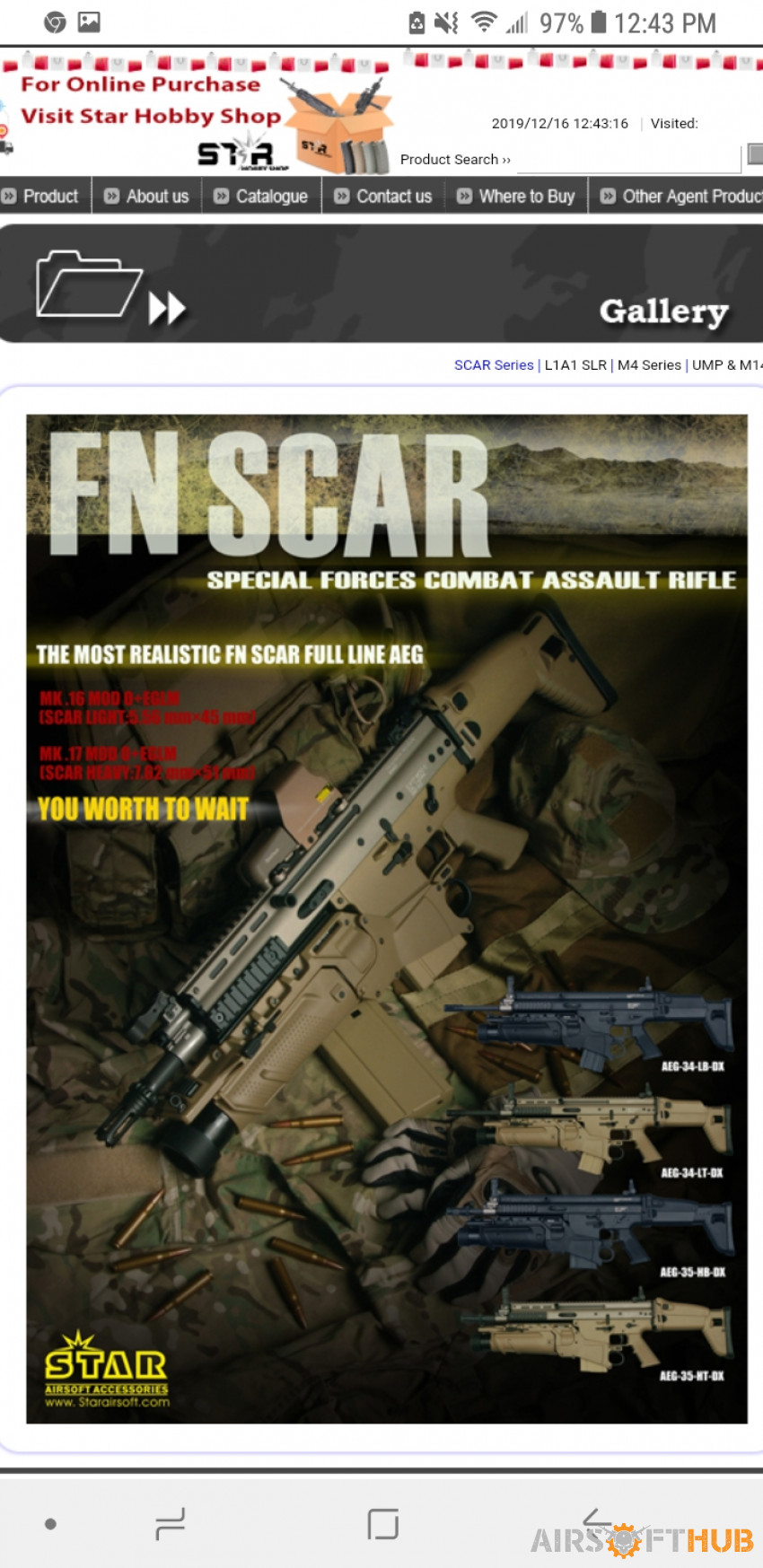 Scar L - Used airsoft equipment