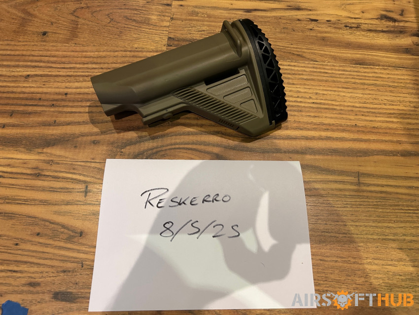 FDE 416 Style Stock - Used airsoft equipment