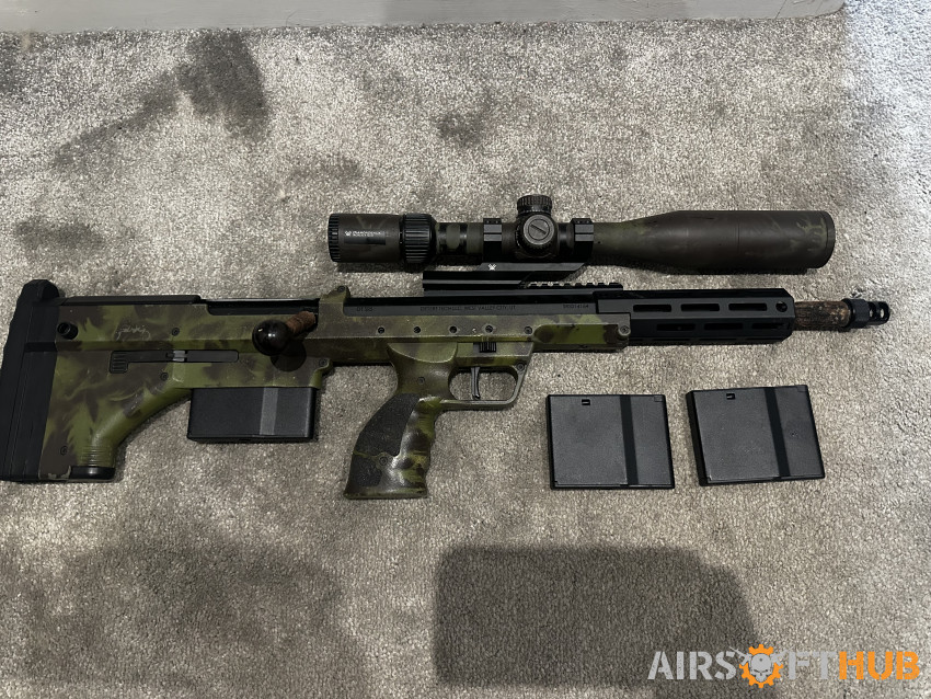 Highly Upgraded SRS - Used airsoft equipment