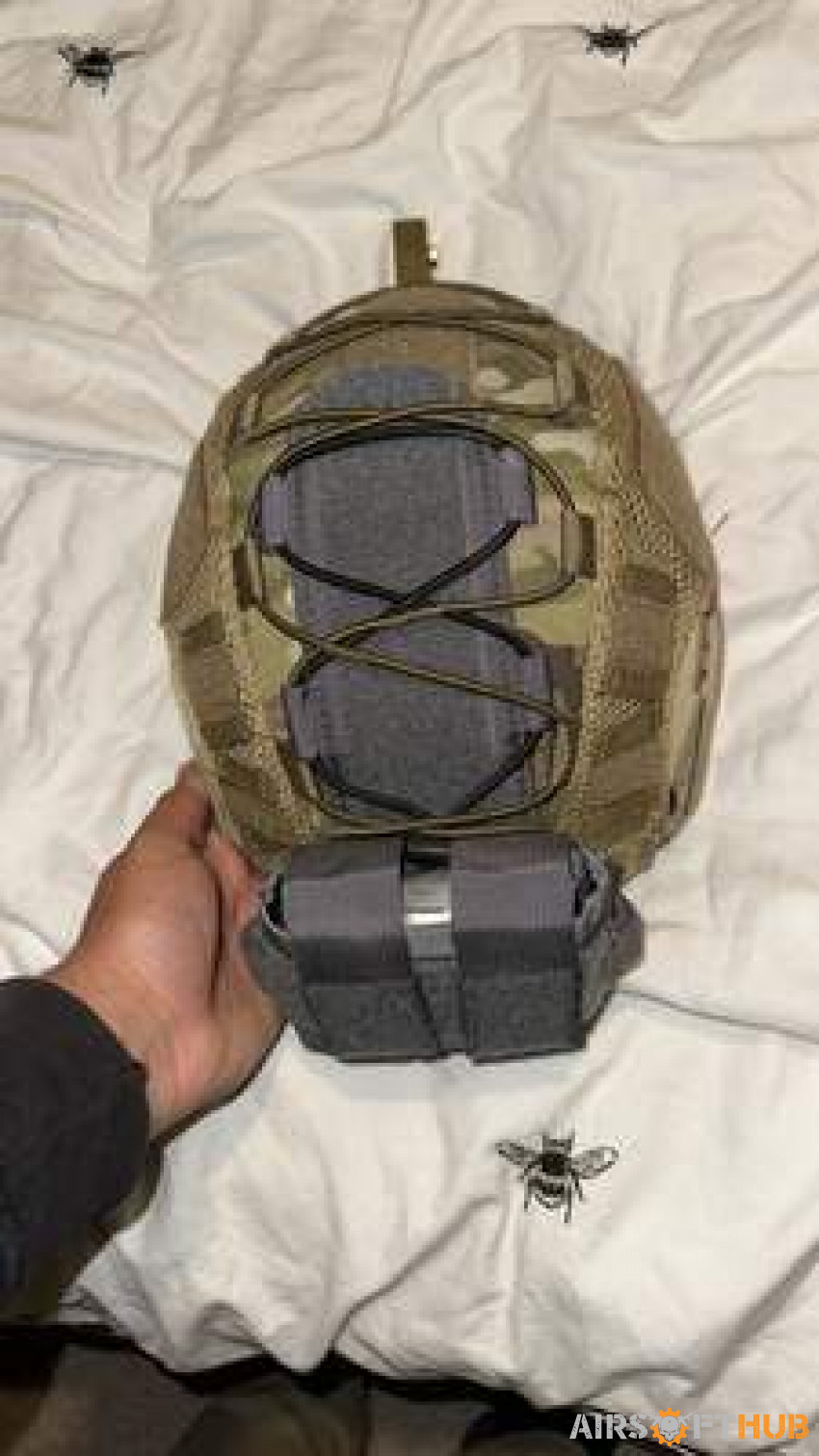 Helmet with MTP Cover - Used airsoft equipment