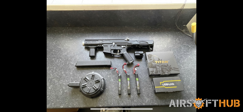 Upgraded Arp9 Silver - Used airsoft equipment