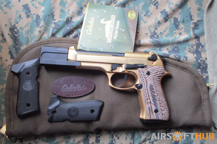 WE Tech Beretta M92S / M9 GOLD - Used airsoft equipment