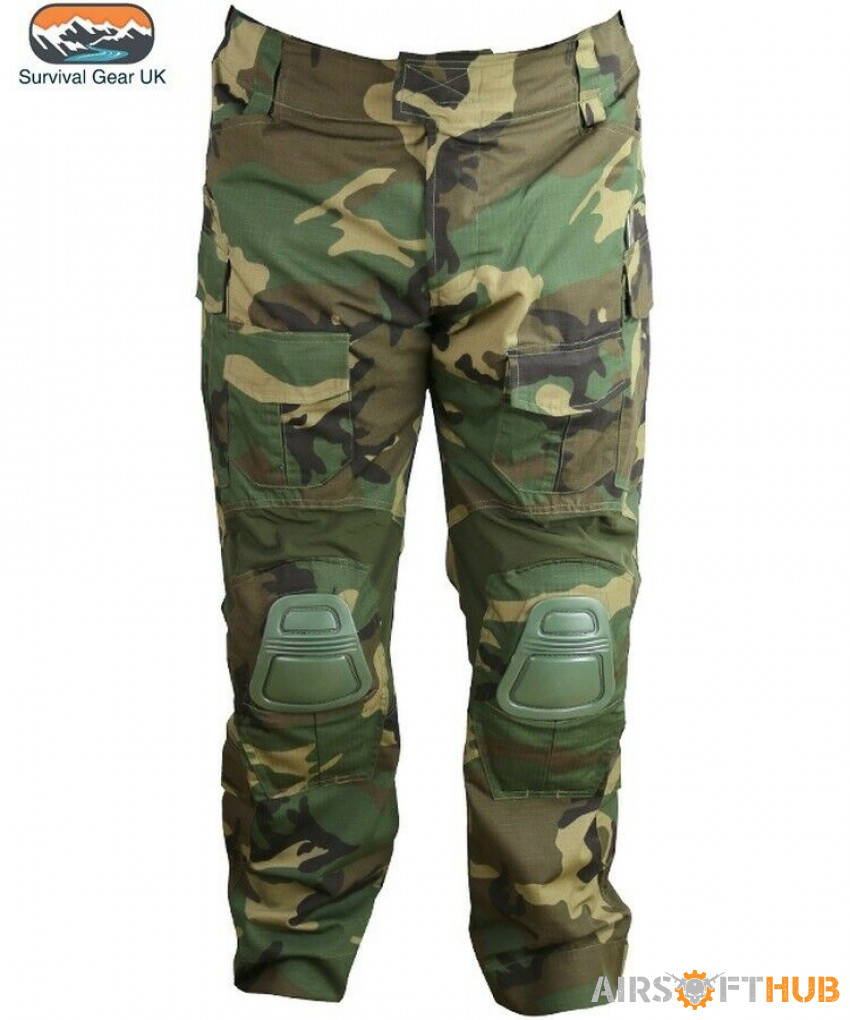 Airsoft Woodland Trousers L - Used airsoft equipment