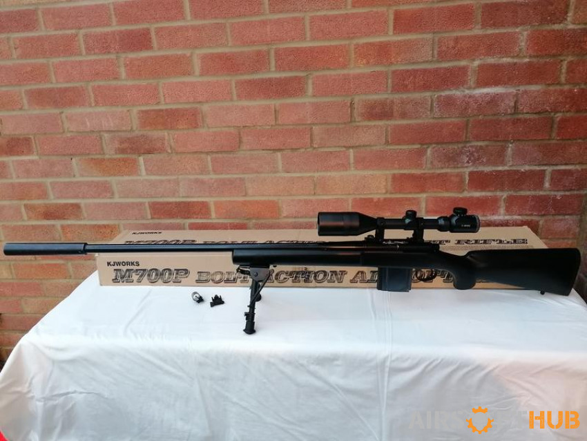 KJW M700P Gas Sniper Rifle - Used airsoft equipment