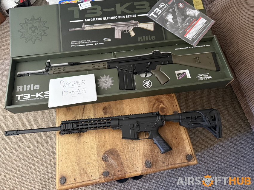 G3 + M4 - Used airsoft equipment