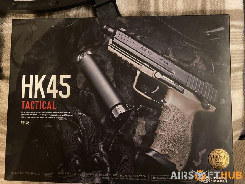 Tokyo Marui HK45 Tactical - Used airsoft equipment