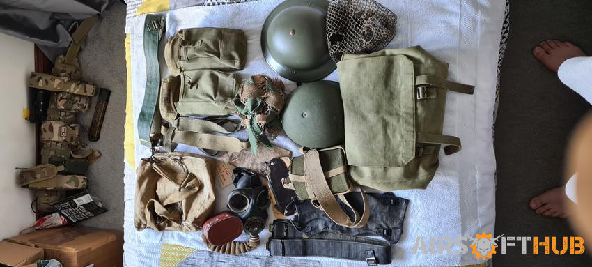 Approx WW2 items - Used airsoft equipment