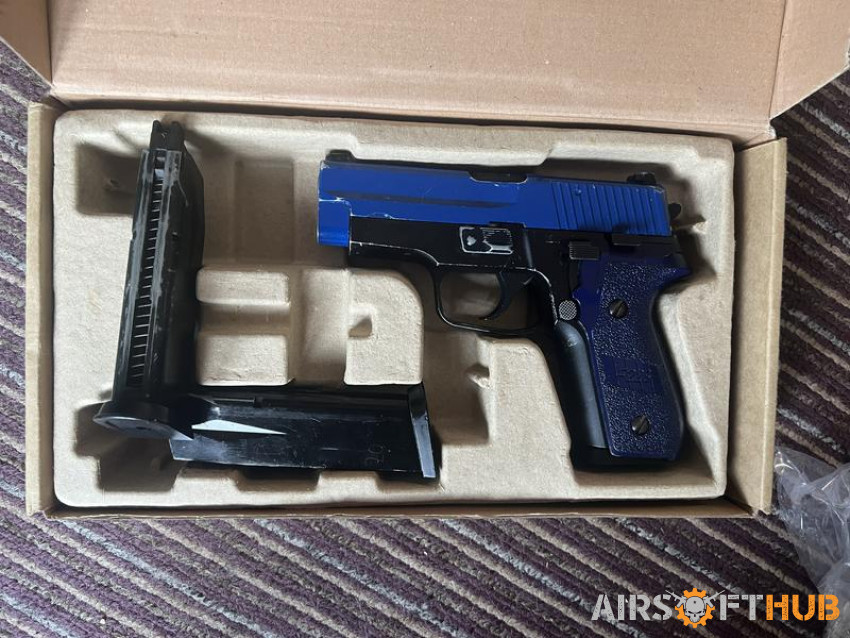 WE F228 Blue - Used airsoft equipment