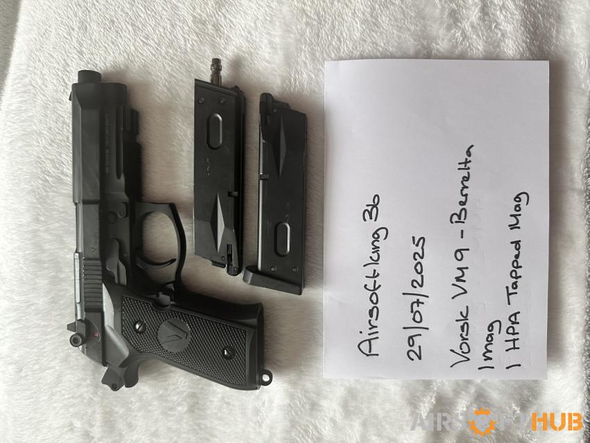 VORSK VM9 beretta postol - Used airsoft equipment