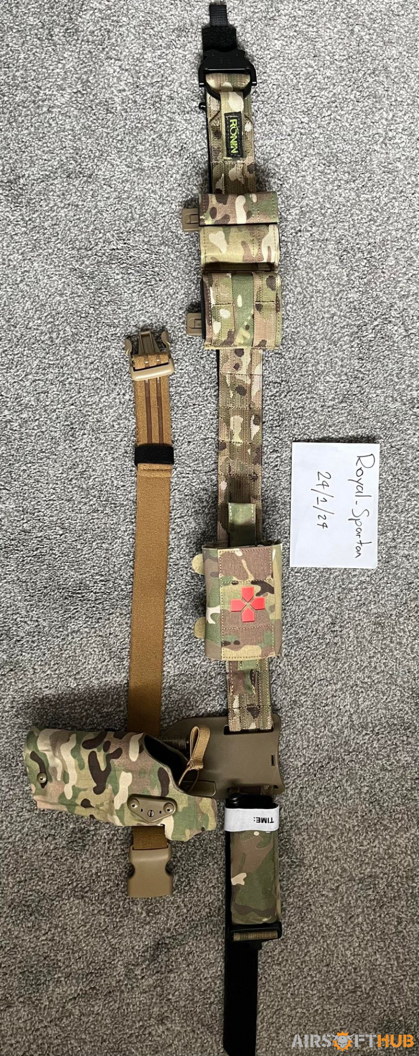 Tactical Belt Large Multicam - Used airsoft equipment