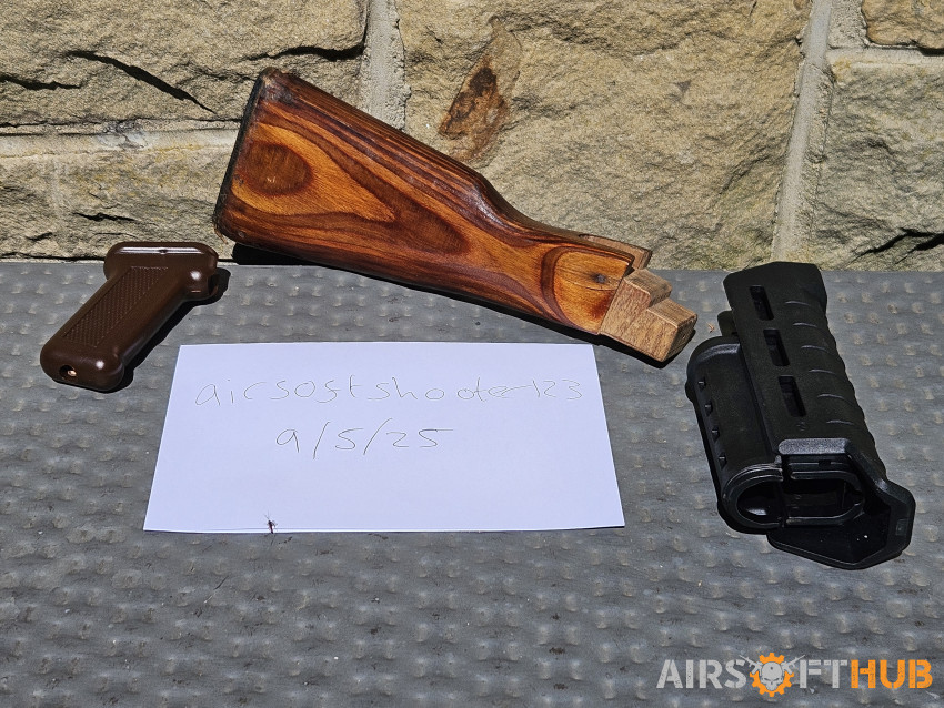 Izhevsk AKM wood stock - Used airsoft equipment