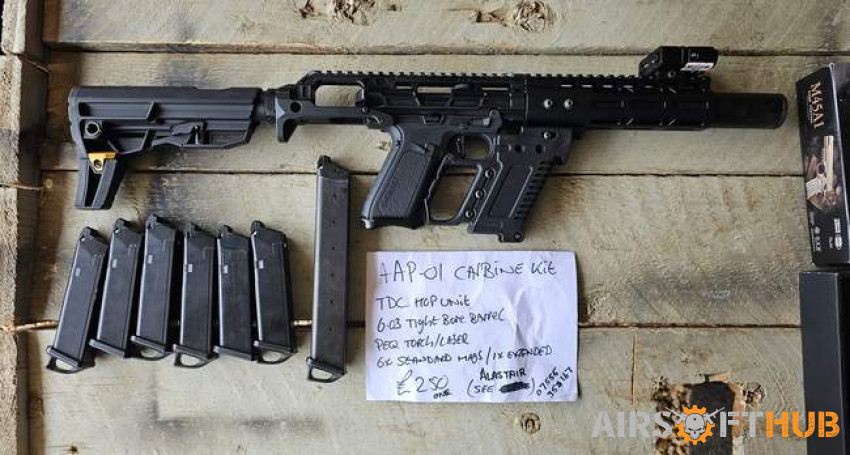 Aap-01 carbine. Hpa ready - Used airsoft equipment