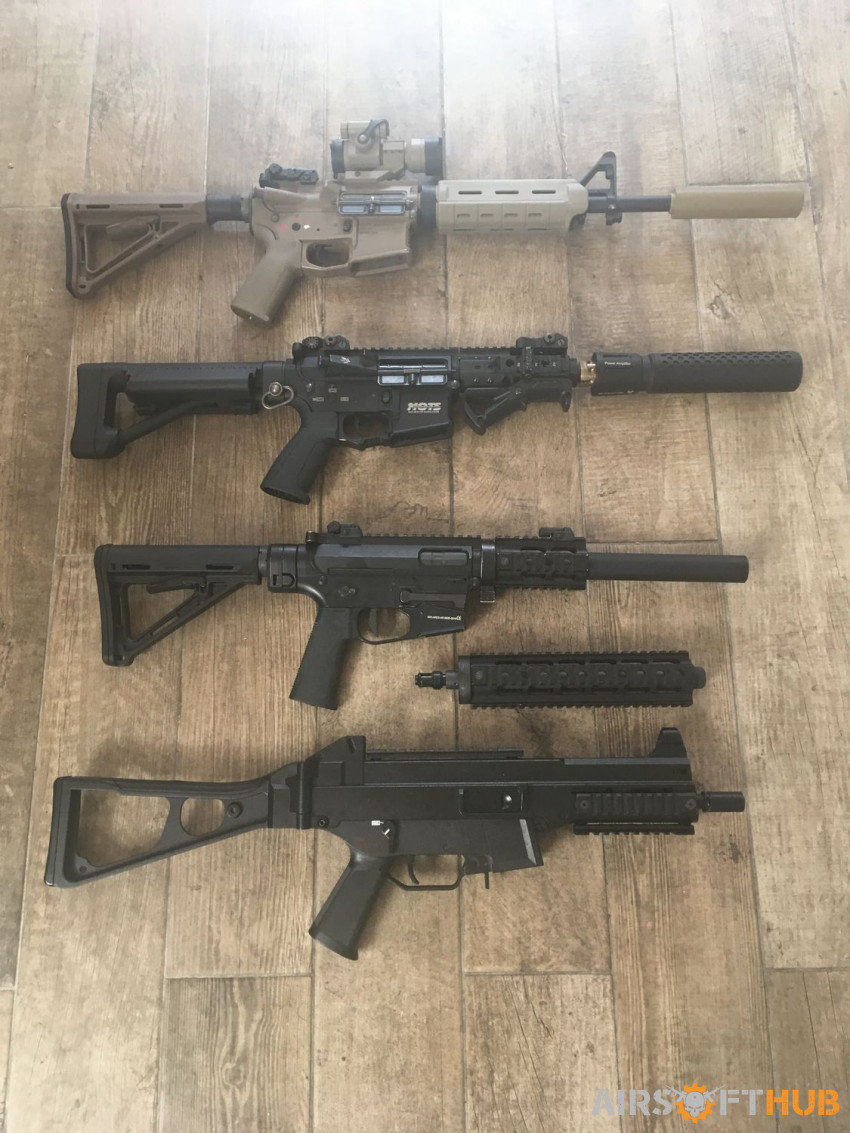 AEG clearing out - Used airsoft equipment