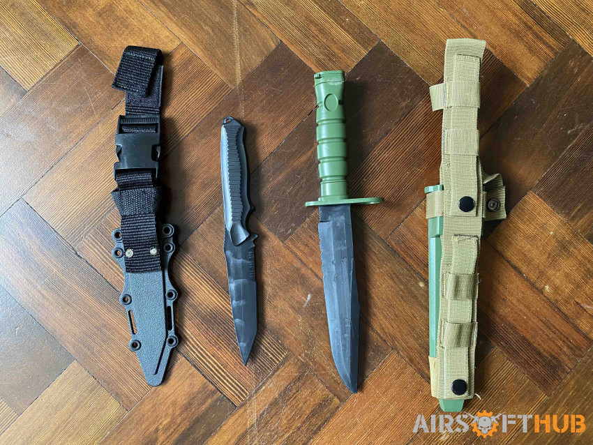 Training Knife and Bayonet - Used airsoft equipment