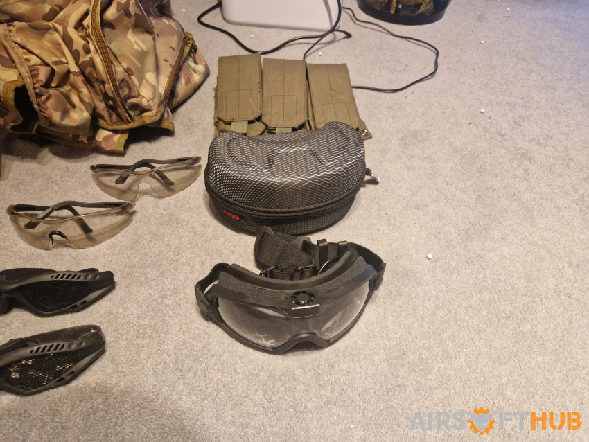 Mixture of gear - Used airsoft equipment