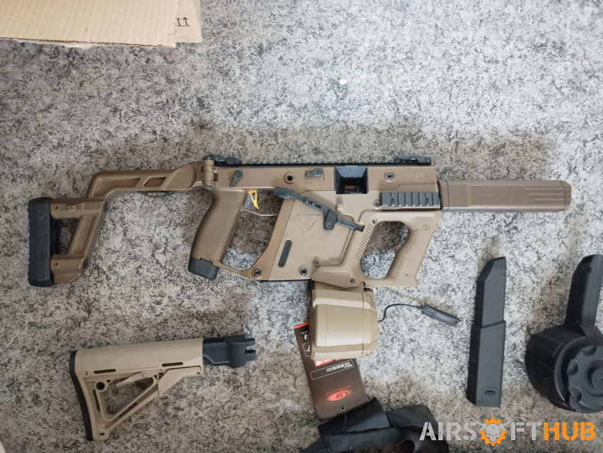 Krytac kriss vector package - Used airsoft equipment