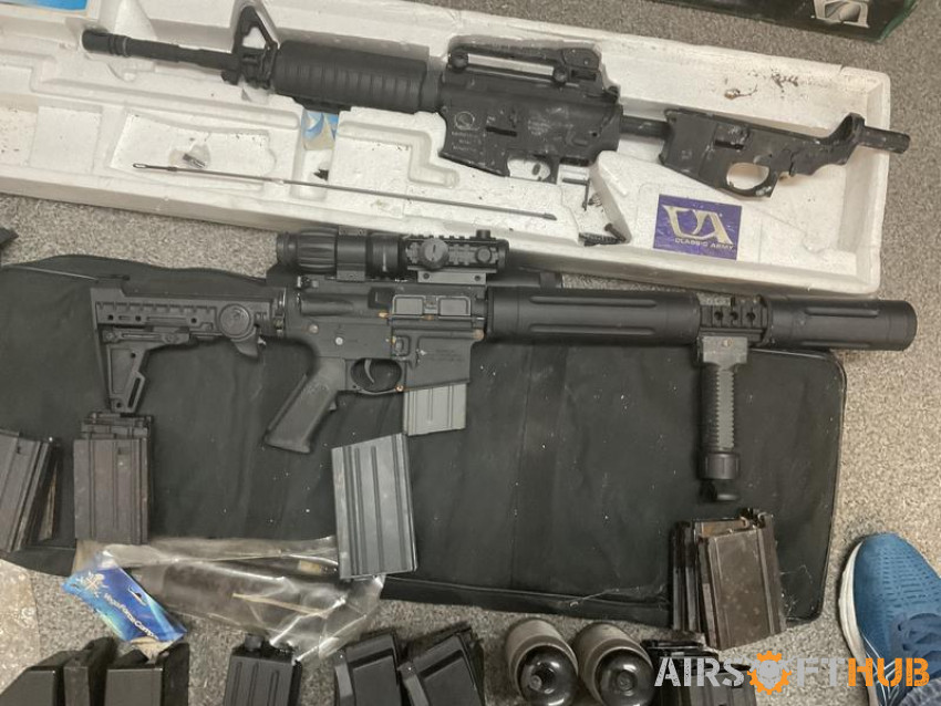 Rifle and accessories - Used airsoft equipment