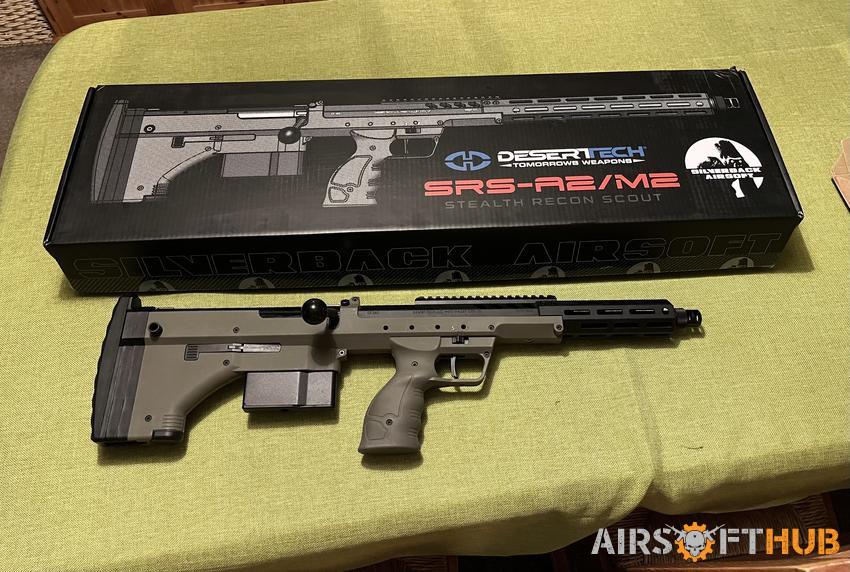 SRS A2 M2 recon silverback - Used airsoft equipment