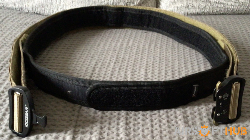 Idogear 2 piece battle belt - Used airsoft equipment