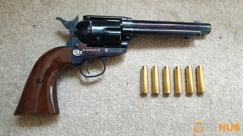 Umarex Colt SAA Blued Revolver - Used airsoft equipment