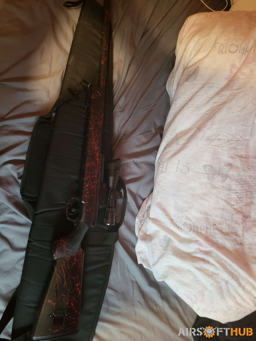 SSG 69 "bloody marble" ASG - Used airsoft equipment