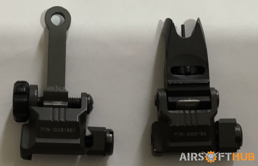 Genuine G&G iron sights - Used airsoft equipment