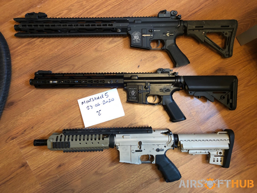 3x M4’s - Used airsoft equipment