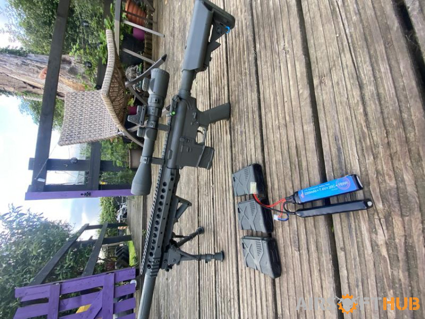 S-Hopped Upgraded DMR - Used airsoft equipment