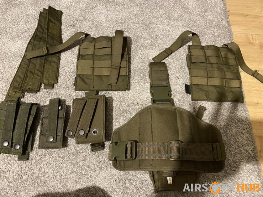 Set of pouches - Used airsoft equipment