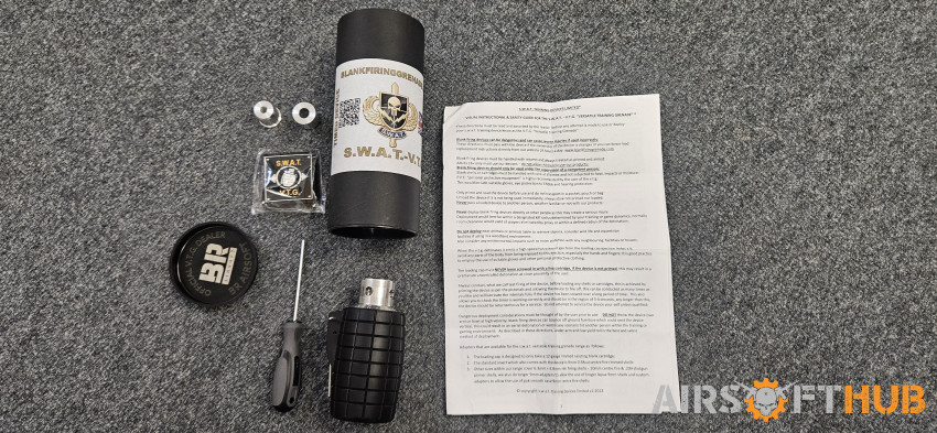 Timed blank Firing Grenade - Used airsoft equipment