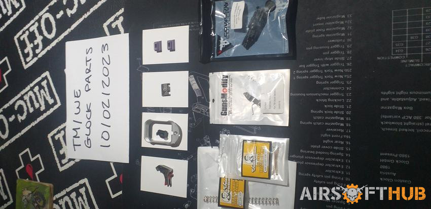 Various TM/WE glock parts - Used airsoft equipment