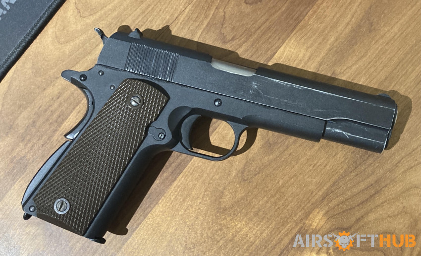 WE M1911 Government GBB pistol - Used airsoft equipment