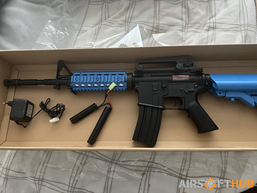 My collection so far, ignore the 2 tone M4 : r/airsoft