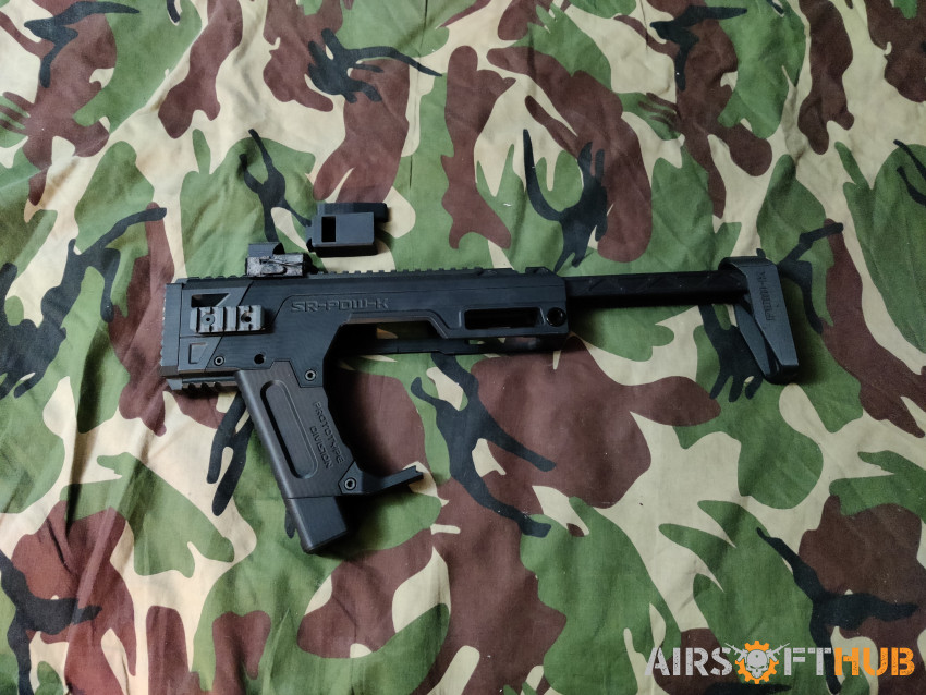 GLOCK 18/18C TACTICAL STOCK - Used airsoft equipment
