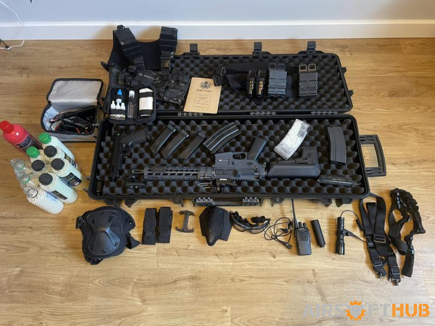 Krytac CRB and accessories - Used airsoft equipment