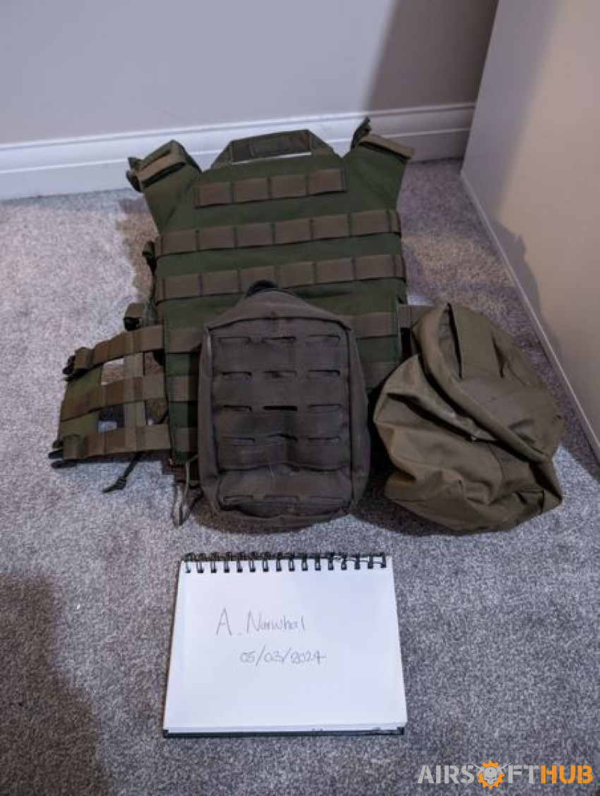 Warrior Recon Plate carrier - Used airsoft equipment